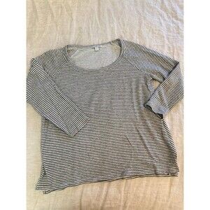 James Perse striped vintage crewneck
